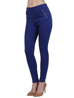 dark blue cotton jeggings - 13225369 - Standard Image - 2