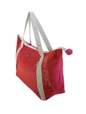 red polyester tote - 13232083 - Standard Image - 5