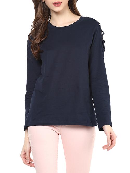 navy blue regular top - 13242674 - Very Small Image - 1