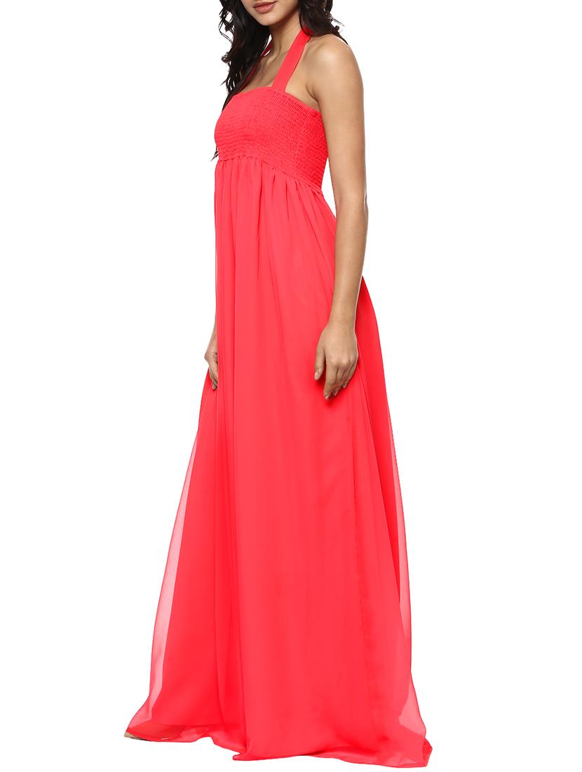 red solid gown dress - 13243170 - Zoom Image - 2