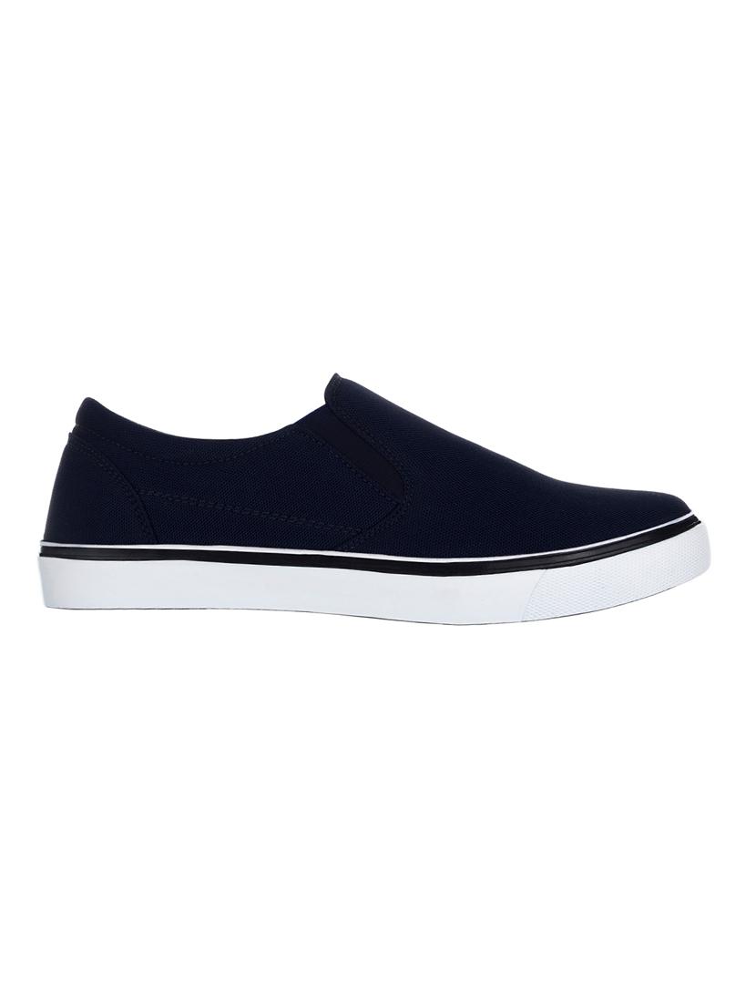 blue canvas slip on shoe - 13244608 - Zoom Image - 2