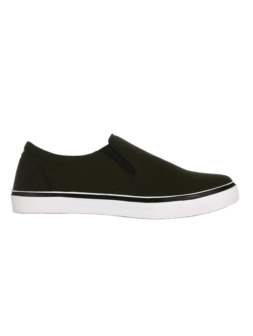 green canvas casual slip on - 13244609 - Zoom Image - 2