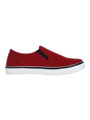 red canvas slip on shoe - 13244610 - Standard Image - 2