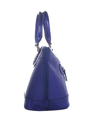 blue leatherette handbag - 13253837 - Standard Image - 5