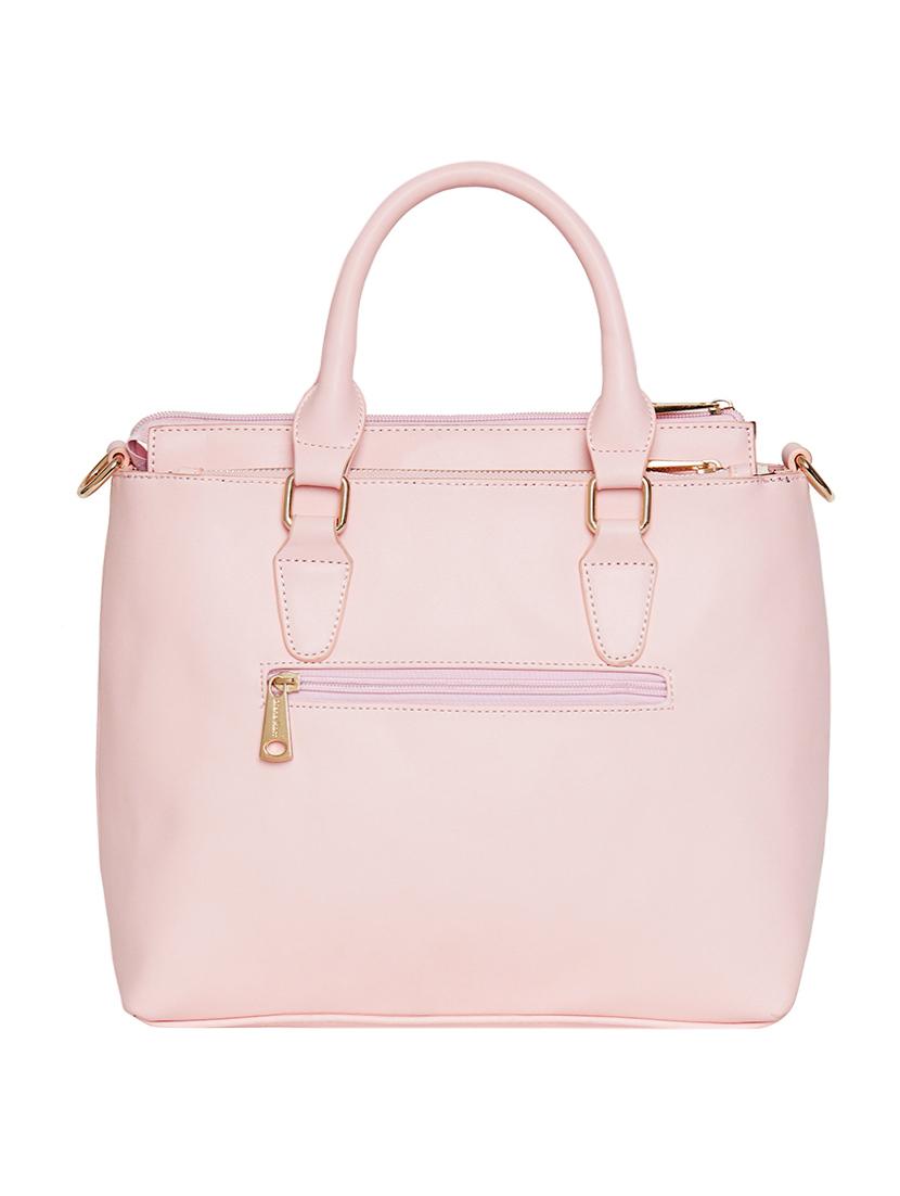 pink leatherette handbag - 13254011 - Zoom Image - 2