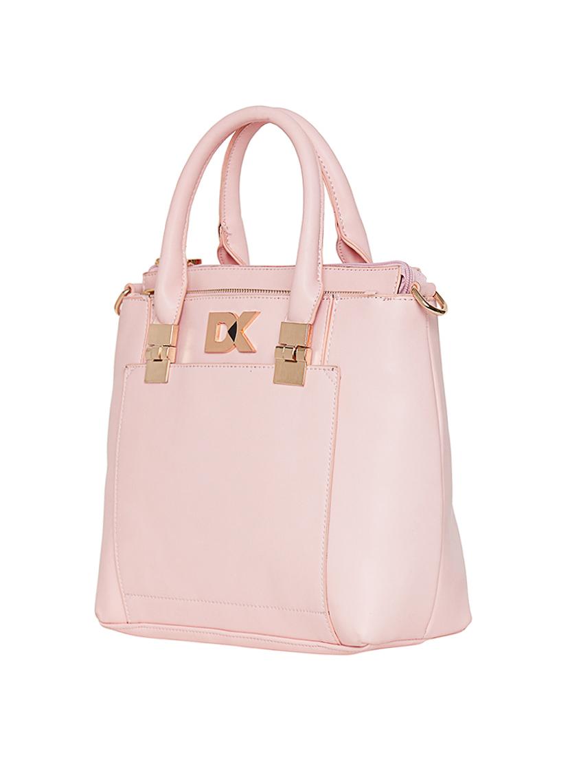 pink leatherette handbag - 13254011 - Zoom Image - 5