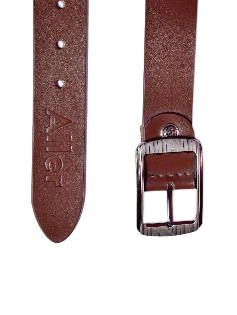 brown leather belt - 13256405 - Zoom Image - 2