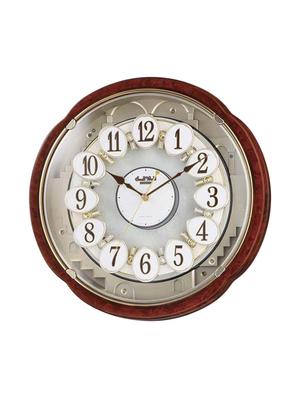 Brown Plastic Analog Clock - 13258835 - Standard Image - 2
