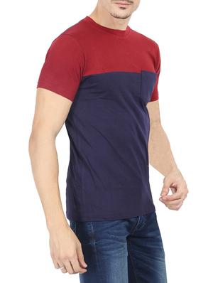 colour block cotton t-shirt - 13266442 - Standard Image - 2