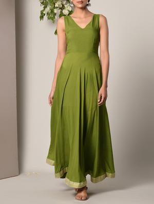 green modal maxi dress - 13266830 - Standard Image - 2