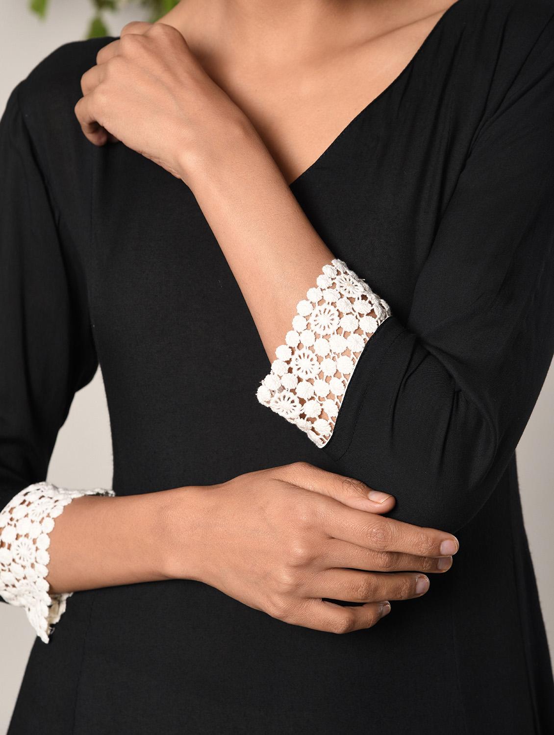 Black modal dress - 13266850 - Zoom Image - 5