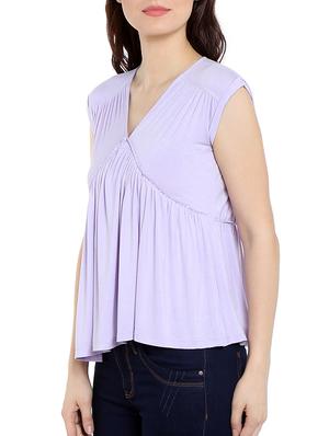 light purple viscose top - 13269652 - Standard Image - 2