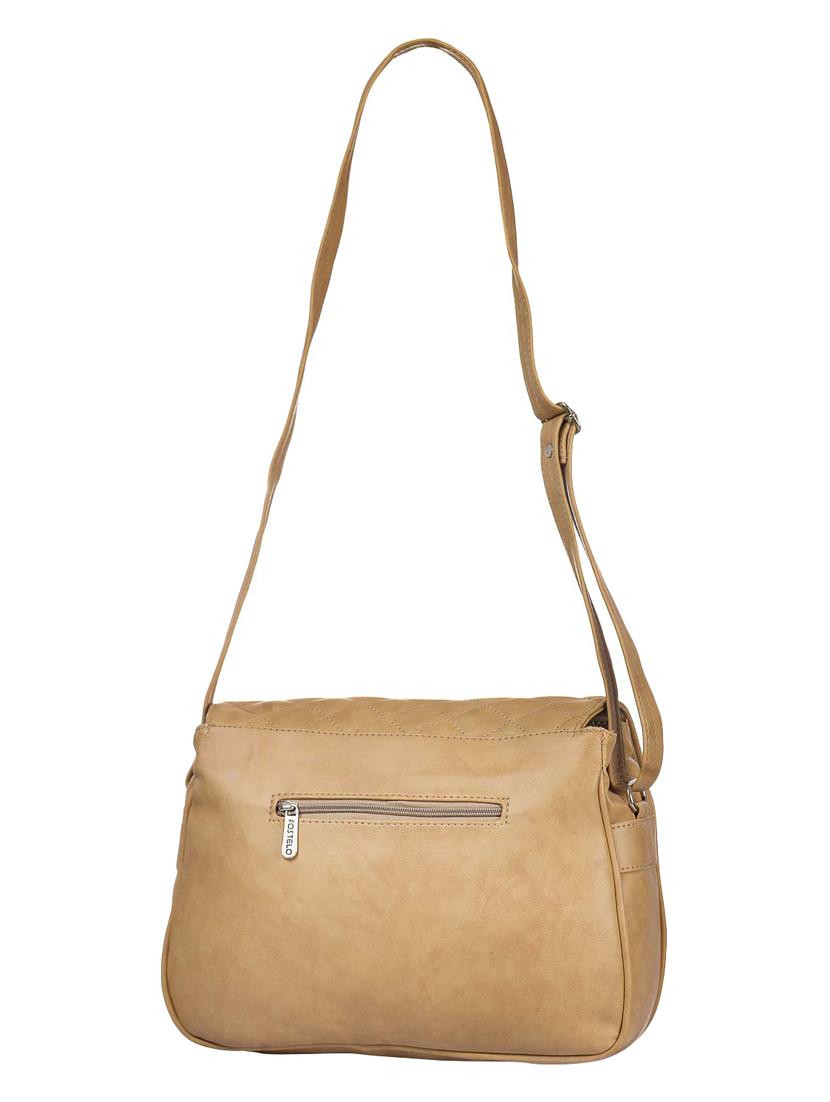beige leatherette sling bag - 13271059 - Zoom Image - 2