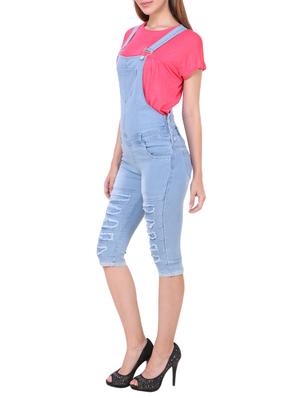 light blue denim dungree - 13288287 - Standard Image - 2
