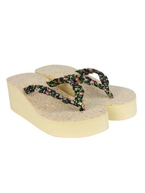 Black toe separator flip flop - 13296855 - Standard Image - 2