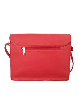 red leatherette sling bag - 13303414 - Standard Image - 2