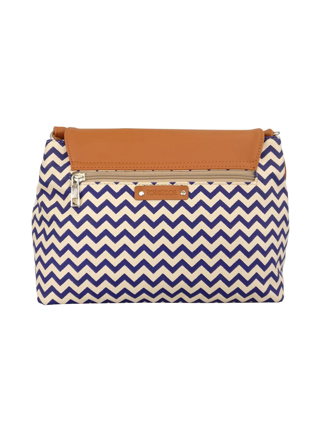 blue leatherette sling bag - 13303472 - Zoom Image - 2