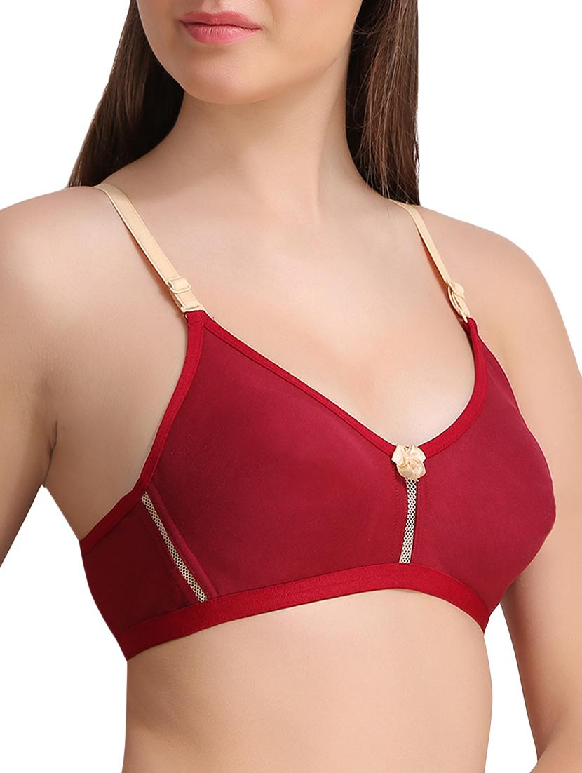 set of 2 bow patch bra - 13308014 - Zoom Image - 5