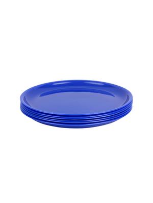 day2day forever royal blue microwave safe dinner plates pack of 6 - 13316248 - Standard Image - 2