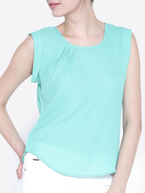 sea green regular top - 13316266 - Standard Image - 1
