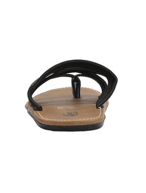 black Leather slip on slipper - 13316313 - Standard Image - 2