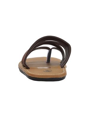 brown Leather slip on slipper - 13316314 - Standard Image - 2