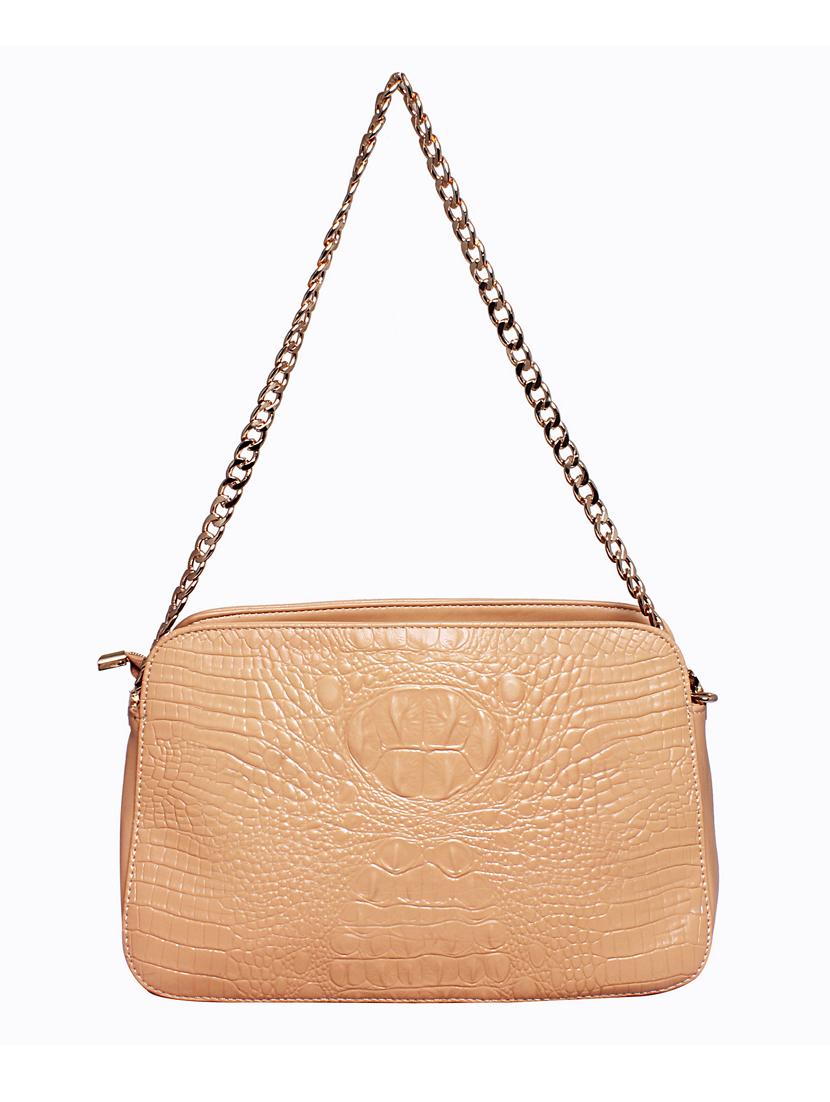 beige leatherette sling bag - 1332233 - Zoom Image - 2