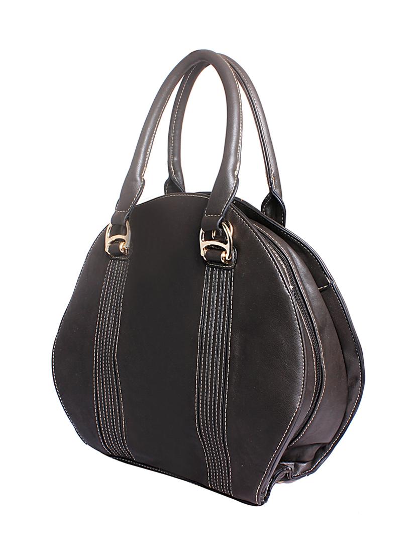 grey leatherette handbag - 1332234 - Zoom Image - 5