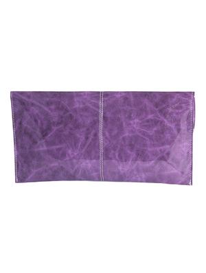 purple leatherette clutch - 1332244 - Standard Image - 2