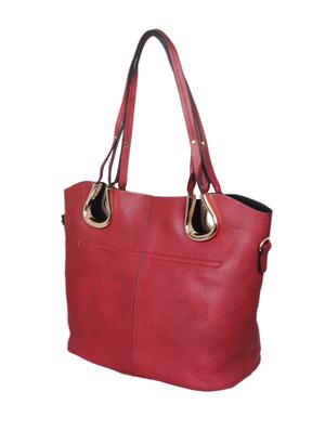 red leatherette handbag - 1332248 - Standard Image - 5