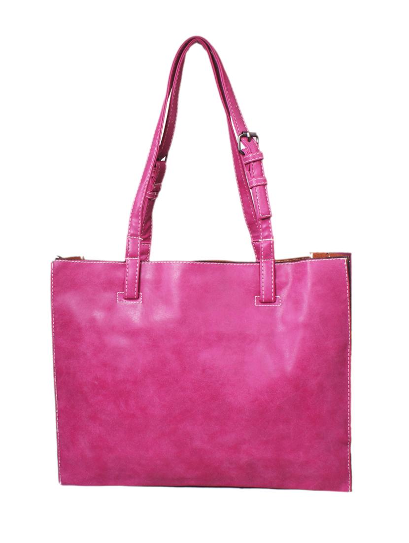 pink leatherette handbag - 1332249 - Zoom Image - 2