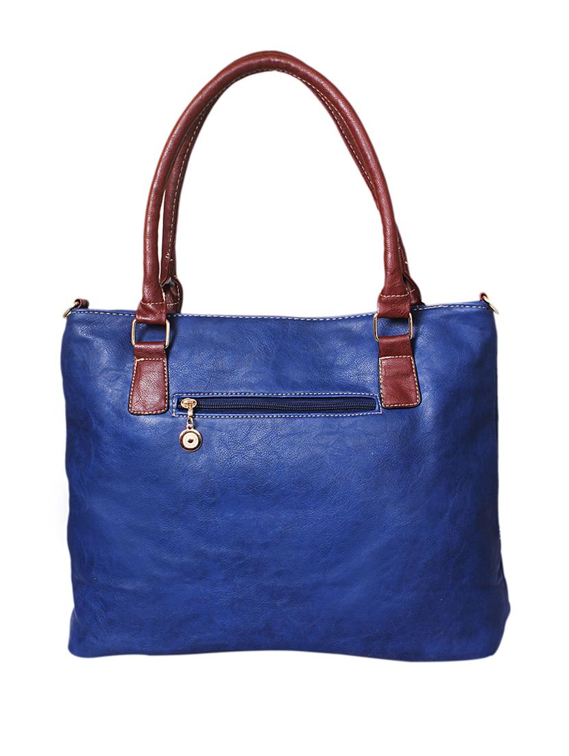 blue leatherette handbag - 1332255 - Zoom Image - 2