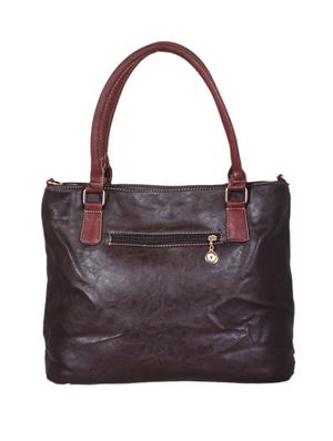 brown leatherette handbag - 1332256 - Standard Image - 2