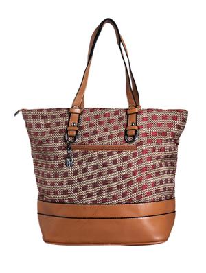beige leatherette handbag - 1332282 - Standard Image - 2