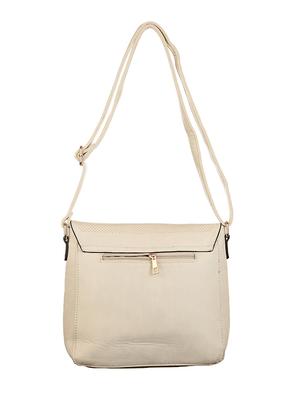 beige leatherette sling bag - 1332315 - Standard Image - 2
