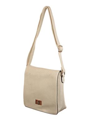beige leatherette sling bag - 1332315 - Standard Image - 5