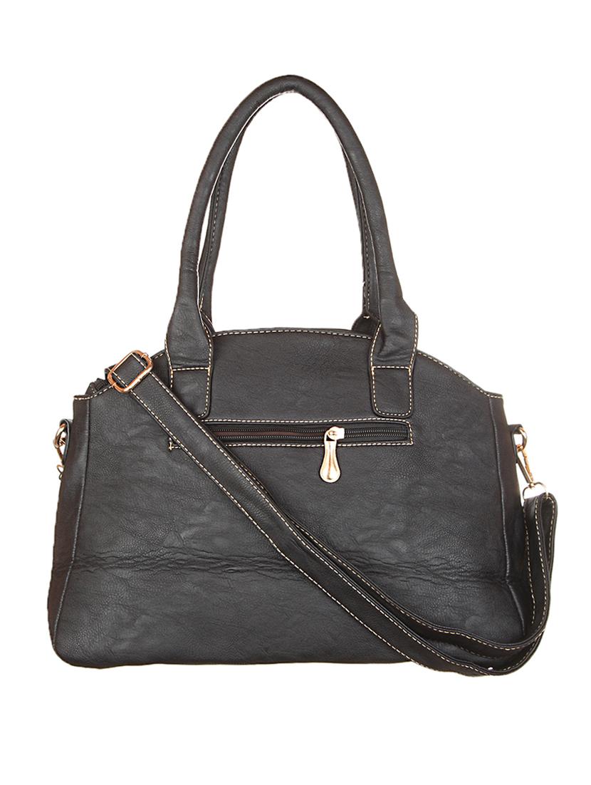 black leatherette handbag - 1332331 - Zoom Image - 2
