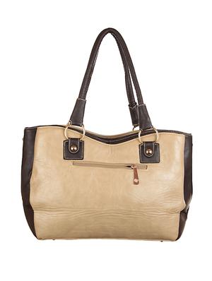 beige leatherette handbag - 1332352 - Standard Image - 2