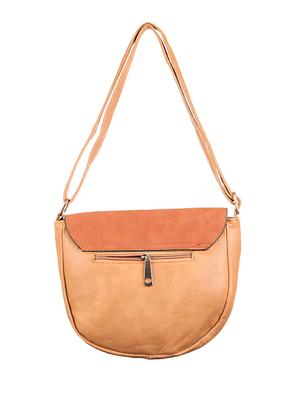 beige, peach leatherette sling bag - 1332372 - Standard Image - 2