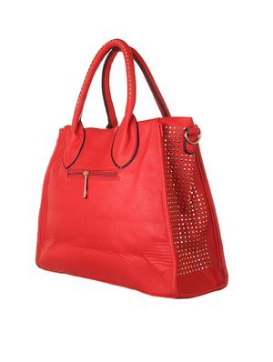 red leatherette handbag - 1332385 - Standard Image - 5
