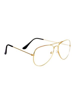 barbarik plain gold aviator eyeglasses - 13335999 - Standard Image - 2