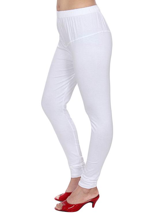 solid white cotton legging - 13337685 - Zoom Image - 2