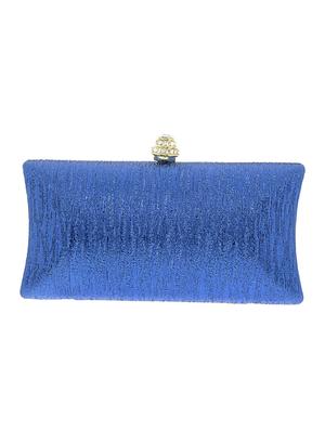 blue satin clutch - 13341784 - Standard Image - 2