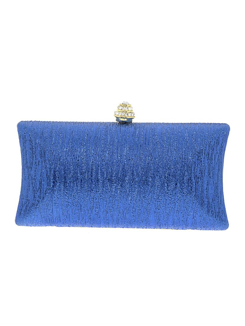 blue satin clutch - 13341784 - Zoom Image - 2