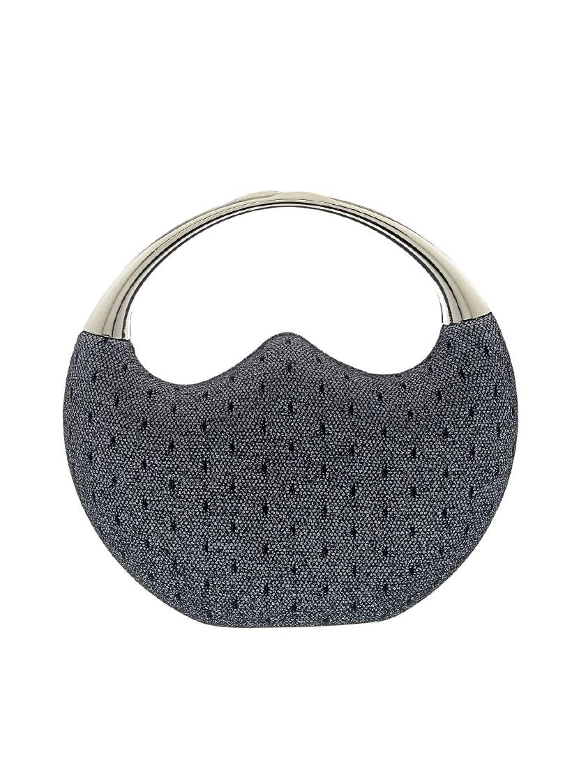 grey satin clutch - 13341787 - Zoom Image - 2