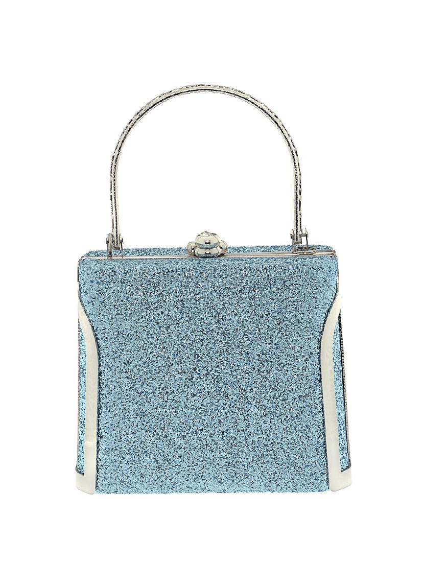 blue satin clutch - 13341790 - Zoom Image - 2