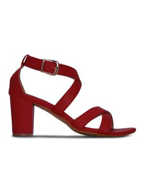 red closed back sandal - 13343040 - Standard Image - 2