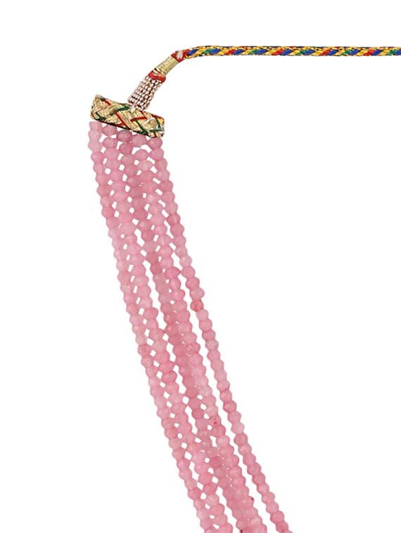 pink crystal long necklace - 13343820 - Zoom Image - 2