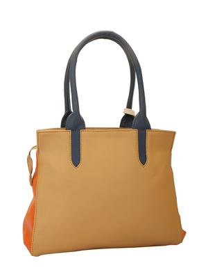 beige leatherette handbag - 13345357 - Standard Image - 2