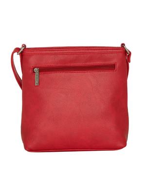 red leatherette sling bag - 13356227 - Standard Image - 2
